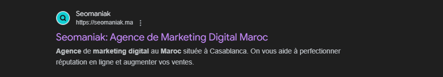 seomaniak agence marketing digital maroc